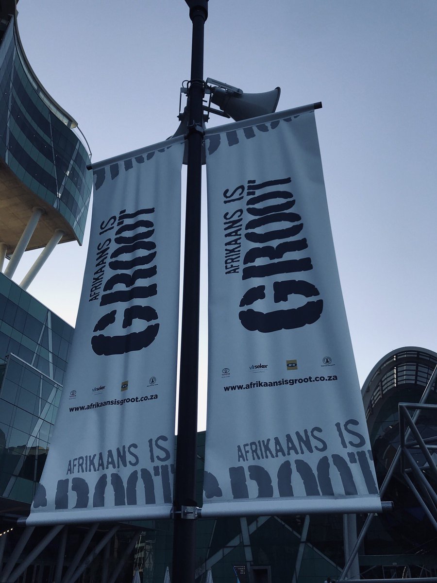 Kan jy dit glo?! Afrikaans is Groot skop môre af! Vir watter konsert het jy kaartjies? #AiGPta2018