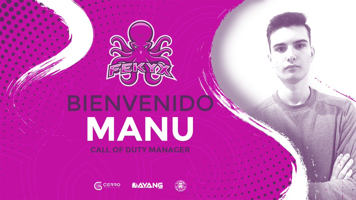 FekyX_esports's tweet photo. Hoy nos toca presentar al que será nuestro nuevo #CODMANAGER durante esta nueva temporada, y con todos ustedes @CODManuU , nuestro nuevo pulpo que ya esta camino hacía las profundidades del océano para acompañarnos. 

#GoFekyX 🐙 https://t.co/BBCOJqhFfq