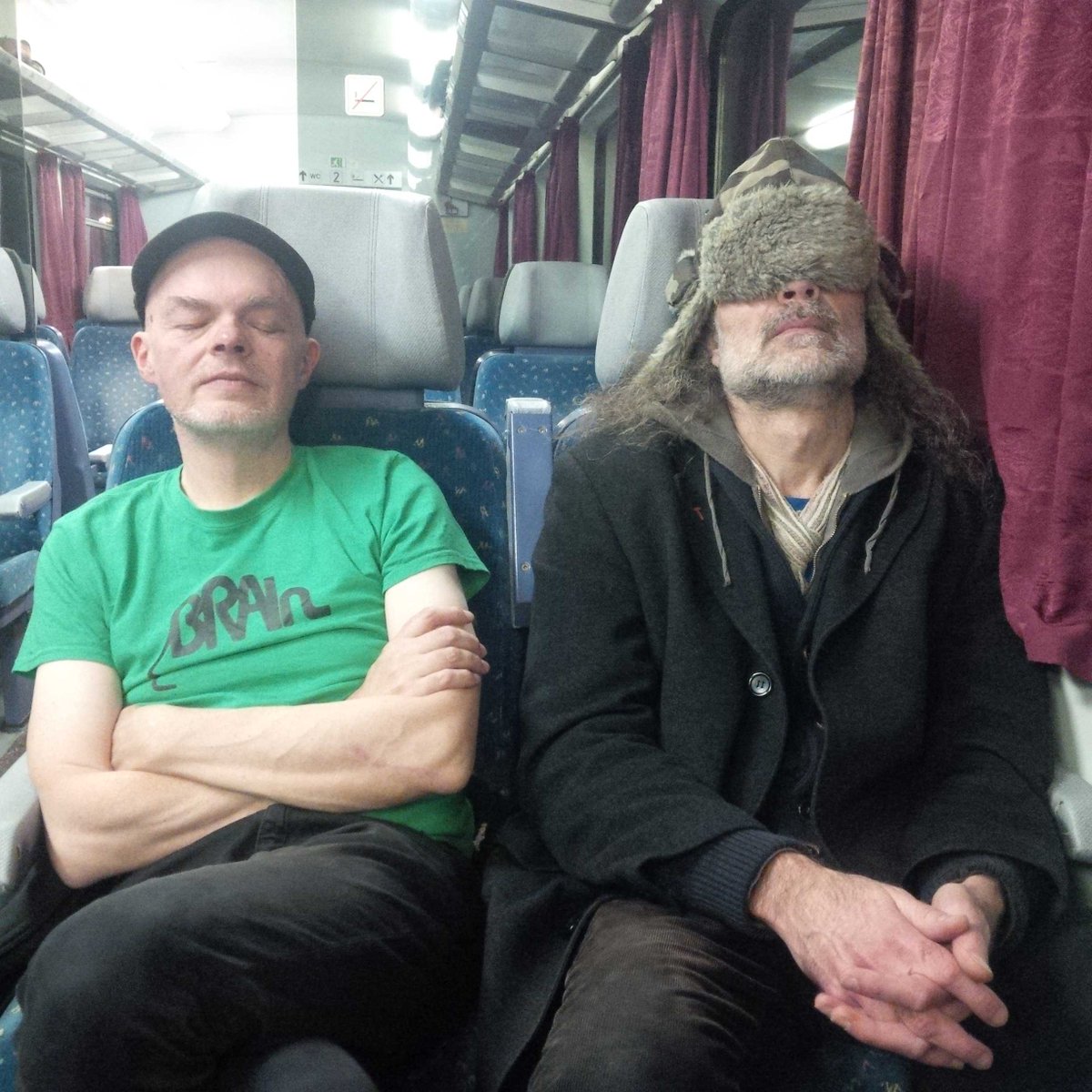 MrCBeresford's tweet photo. On the train to Vienna. #fourthpage #kip #rhythmdevils https://t.co/lEOUOBLGpA