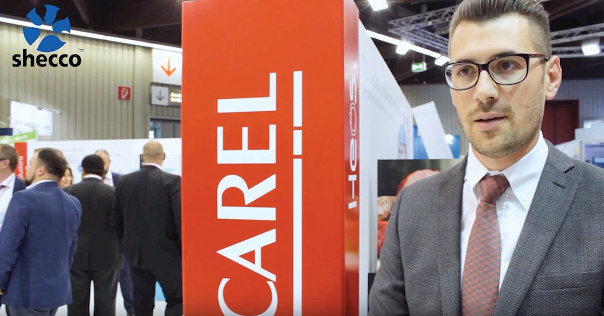 CAREL_group's tweet photo. Which #NatRefs option to choose for small #stores? Watch Matteo Dal Corso’s interview during #Chillventa2018 https://t.co/2VShVTGgKP 
@Chillventa
#GoNatRefs https://t.co/TdqCns8JIO