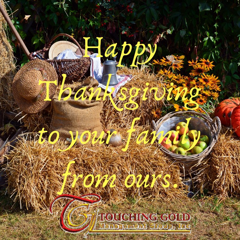 MgmtGold's tweet photo. "Thanksgiving Day comes, by statute, once a year; to the honest man it comes as frequently as the heart of gratitude will allow. 
- Edward Martin
#HappyThanksgiving https://t.co/UF27F3DIYI