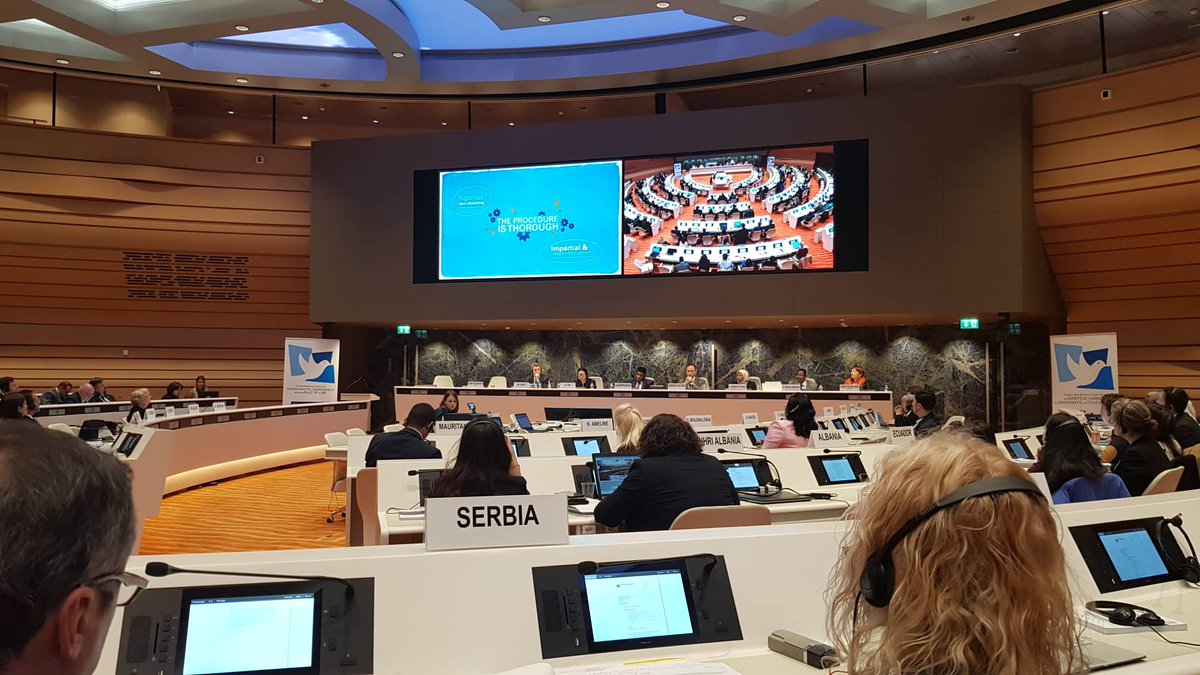 YouthDelegateRS's tweet photo. #OmladinskiDelegatiUN Tijana Čupić i Nikola Petrović učestvuju u Ženevi na Forumu Saveta UN za ljudska prava "Parlamenti kao promoteri ljudskih prava, demokratije i vladavine prava". #ForumHRDem
@unaserbia @omladinaisport @SRBDiplomacy @ParlamentSrbija @SRBParlproject @opens2019 https://t.co/uWWOFVBarN