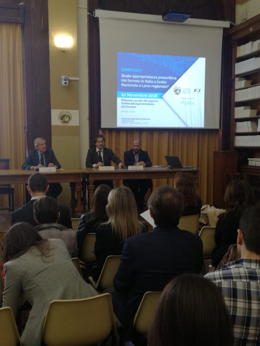 3FUnime's tweet photo. Giornata Inaugurale III edizione del Master #Master3F #FarmacoEpi #BigDataHealth https://t.co/i2cagZgUbr