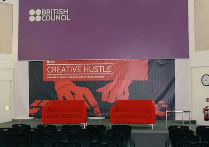 Staafrica's tweet photo. We're already here for the Creative Hustle. Find your way to @ghBritish asap. You can't miss the conversation on alternative career pathways in the creative industry. #UKWestAfricaArts https://t.co/efLcdMLIN0