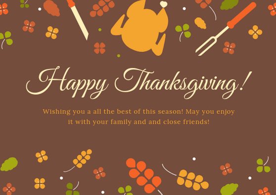 We hope everyone has a wonderful Thanksgiving! We are thankful for our sisters, our families, and this chapter that we get to call our home! Happy Thanksgiving!