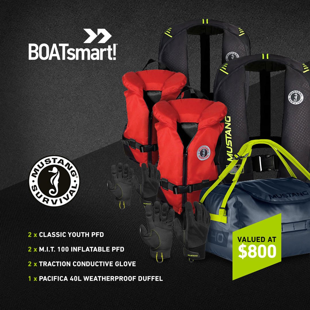 ▪️LIMITED TIME - BLACK FRIDAY SALE▪️ 
SAVE 50% before it's too late on your Official Boating Course! Click here NOW: bit.ly/2BkYTF8 With every license purchased, you're entered to win the $800 @mustangsurvival gear giveaway! #blackfriday #sale #boatlicense