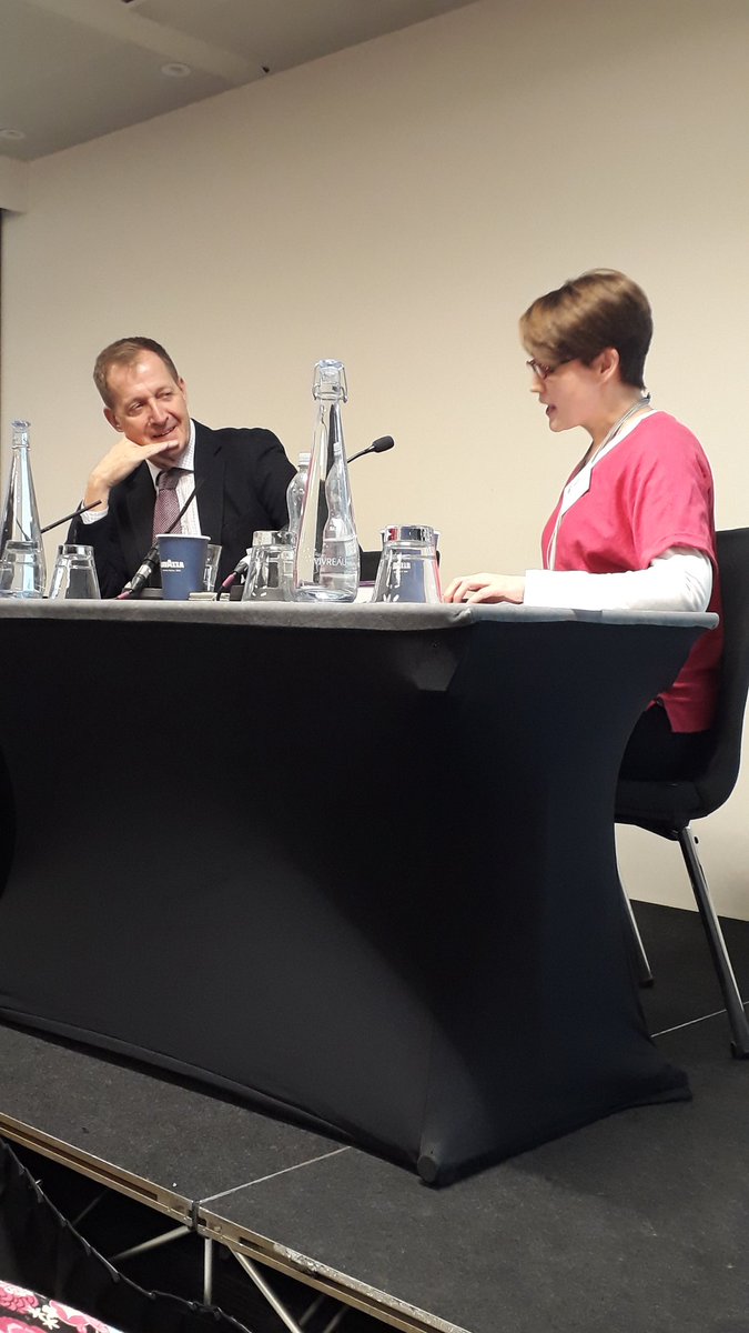 DeryaFJ's tweet photo. Listening to Alastair Campbell @ #ihcomms18 @Anchor_Trust https://t.co/MSdZUjgiV3