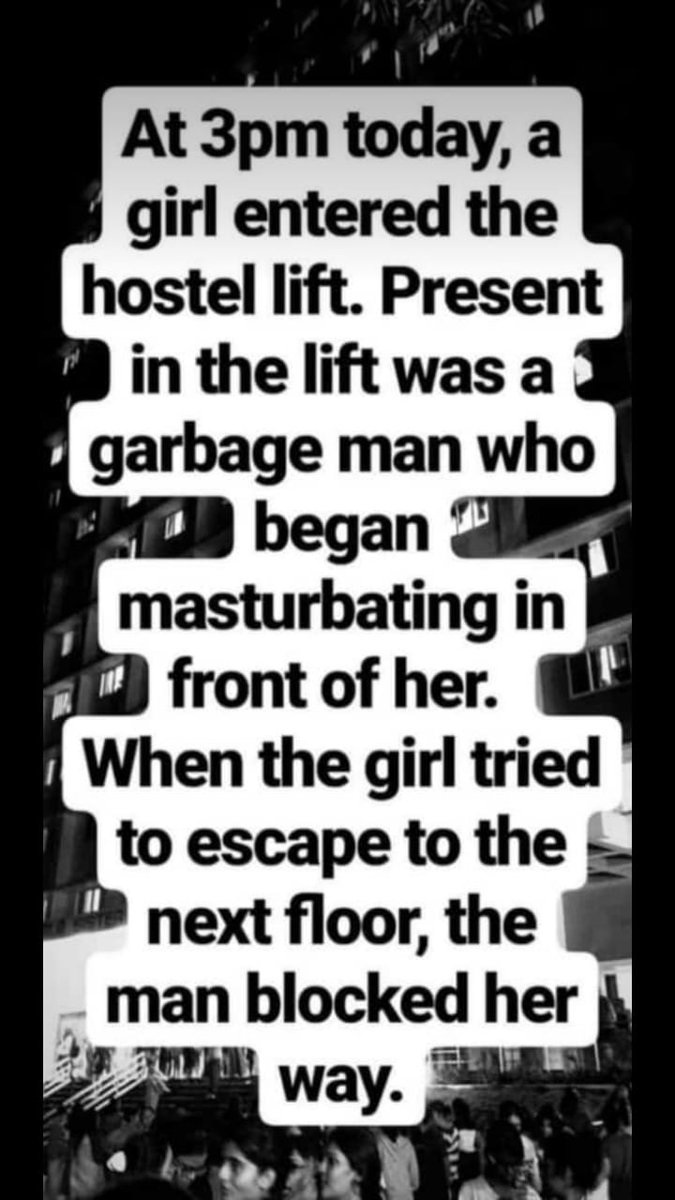 prithvikrish's tweet photo. #SRM Girls to protest against an horrific incidents tat happening in the Hostel..This has to stop ..Pls Spread this... https://t.co/IZutdiezHY