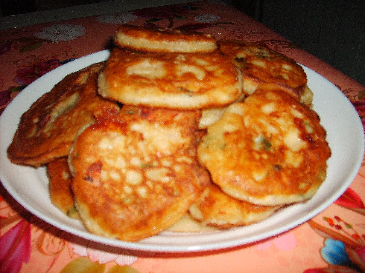 Оладьи в столовой