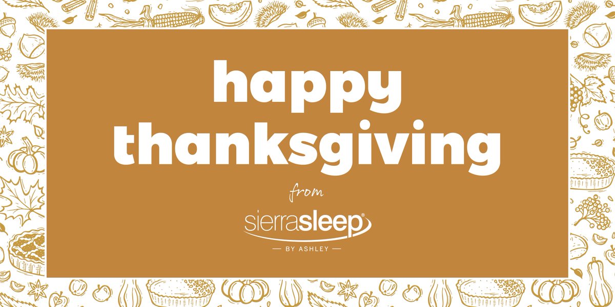 SierraSleep's tweet photo. Wishing you a happy and delicious Thanksgiving! https://t.co/tXRmGQDZVk