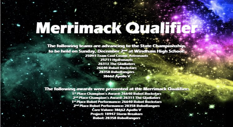 NH FIRST Lego League tweet media