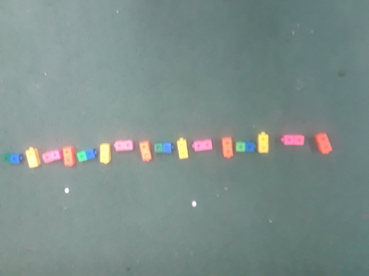 mmeperrin2018's tweet photo. Reviewing patterning. In pairs , the students used anything from the class to create a pattern with two attributes. https://t.co/JezAKUEtD7