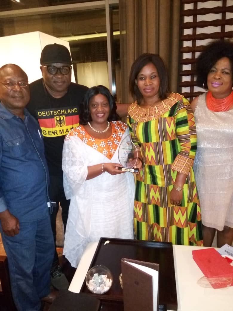 Thank you to the Africa Women Group powered by the Society for empowerment and self reliance for awarding me the CHAMPION OF WOMEN AFFAIRs IN AFRICA 2018  award in Accra Ghana..