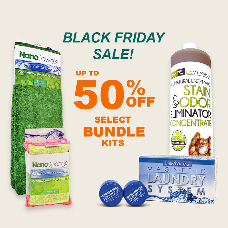 WaterLibertyRC's tweet photo. Up to 50% OFF on your favorite Water Liberty products! This is your chance to get our bestselling NanoTowels, Magnetic Laundry System and All-Natural Enzyme Concentrate at a discounted price! Click here to shop now https://t.co/Lu8CYWAovh #gogreen #ecofriendly https://t.co/cOhl1FL3pW