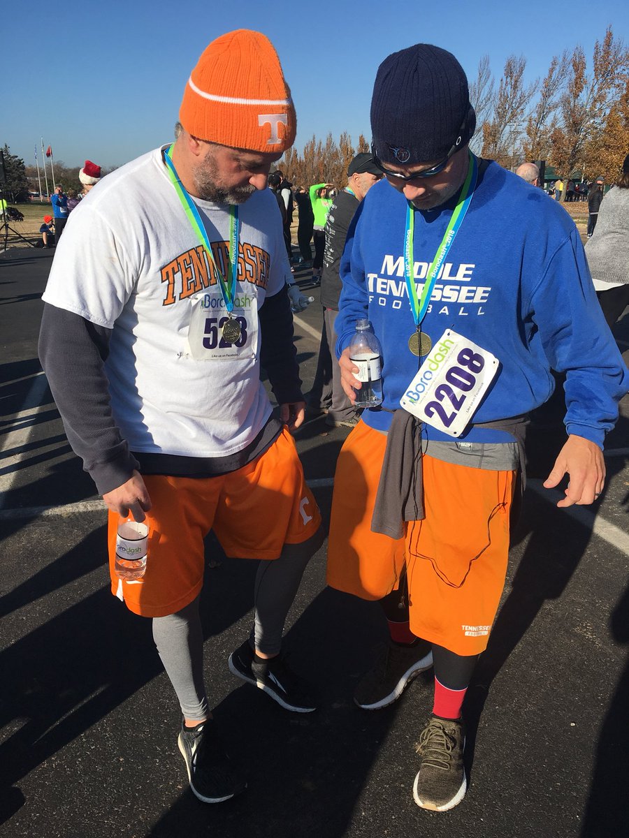 scottadcock11's tweet image. Get that #BoroDash 4 miler in before devouring some good ole food... 

#GoVols #GoBlueRaiders 🏃🏻‍♂️