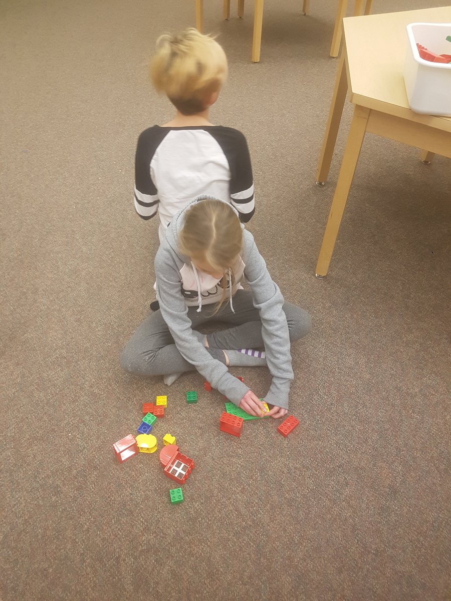 missKAR21's tweet photo. Playing battle of the integers in math class and exercising our trust and communication skills with this Lego building "duplicate" activity during our leadership team meeting. @AllandaleKnight #studentleaders #mathcardgames https://t.co/kkiWLYCtTU