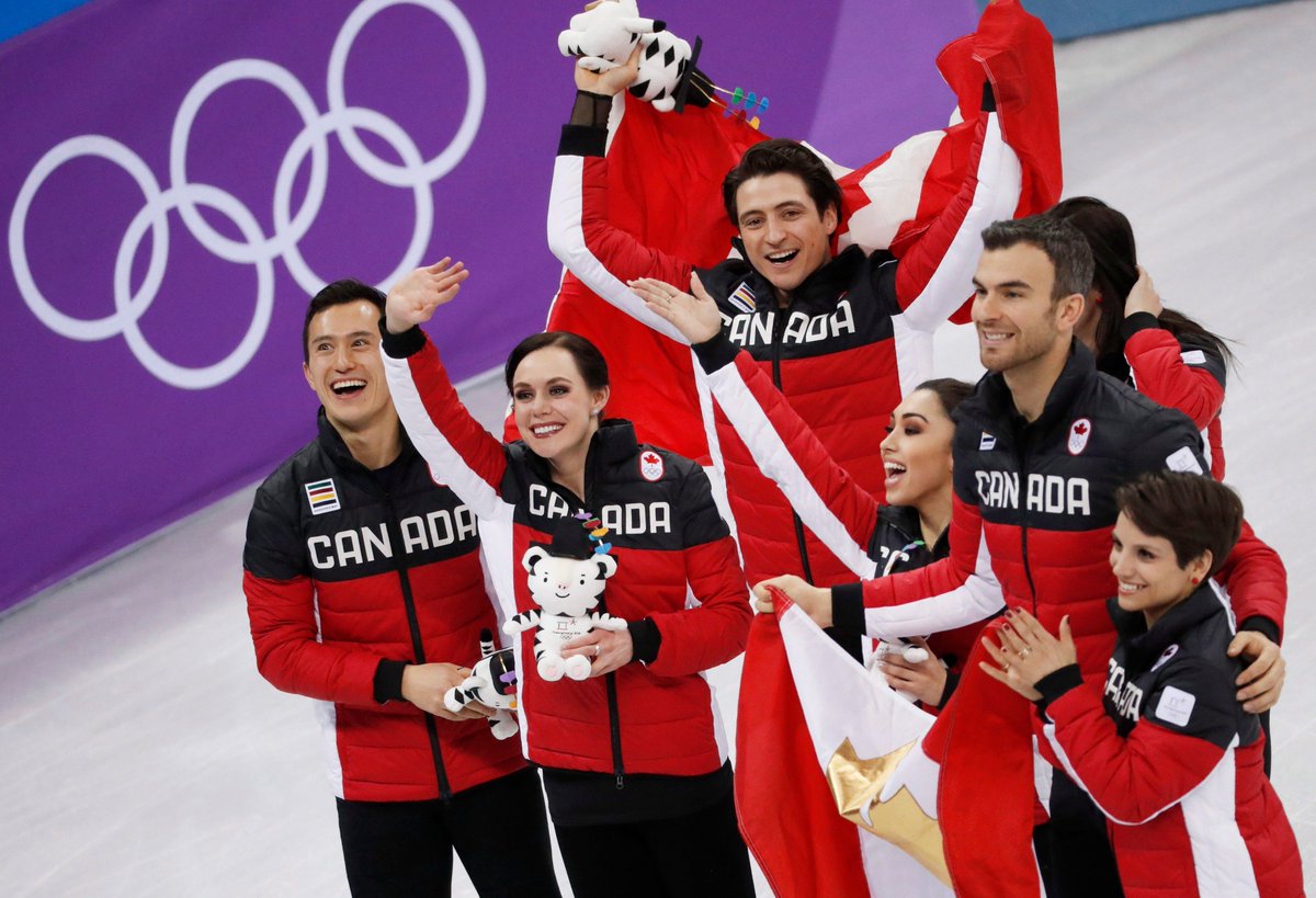 TeamCanada's tweet photo. Happy Thanksgiving to our favourite rivals @TeamUSA 🦃  

We love competing against you (especially when we come out on top) 😉😜 https://t.co/9VCAgOewTh