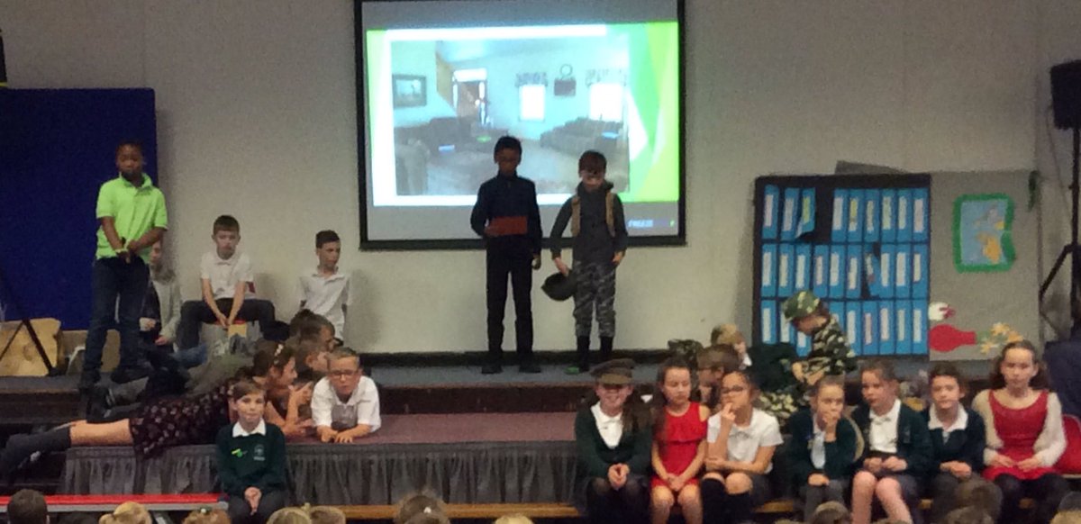 NET_LattonGreen's tweet photo. Class 5 shared their knowledge of WW1 and WW2 during an informative assembly which included some fantastic singing as well as a song written by Mr Ryan and some of the pupils. #oracy #assembly #NET_history https://t.co/rHTZC3YnR1