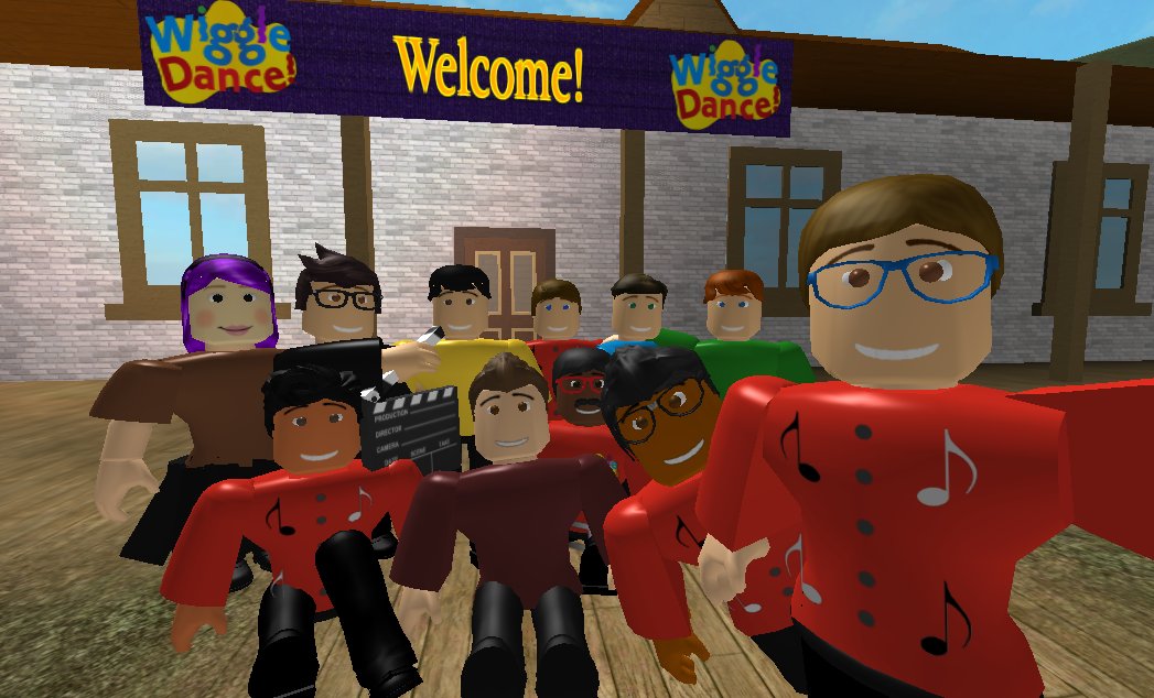 Wiggle Dance Roblox On Twitter On Set At Wiggly Homestead - roblox wiggle wiggle