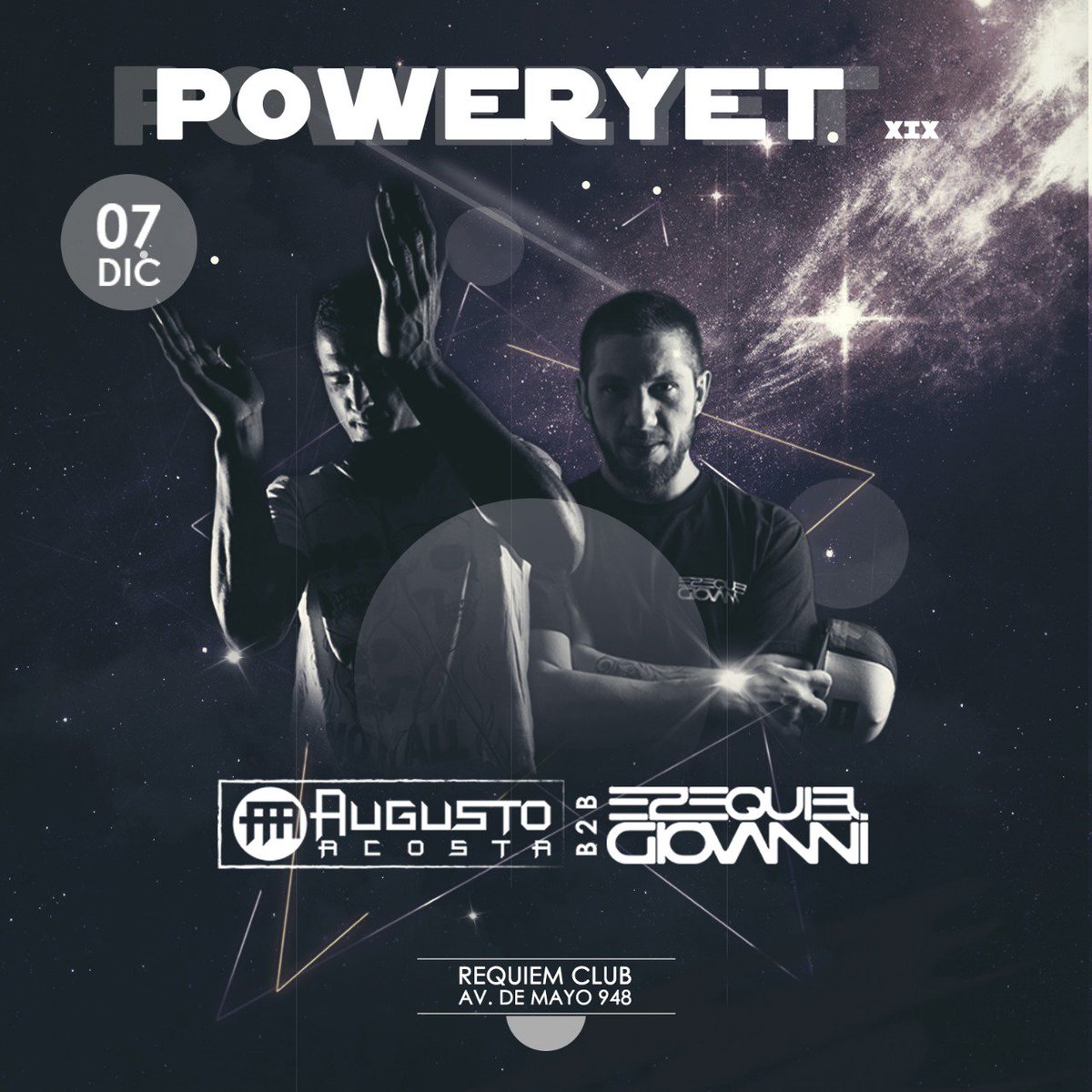 PowerYet_'s tweet photo. Viernes 7 de Diciembre se viene nueva Power en Requiem Club!!
Preparen las caderas que hay fiesta asegurada!!! https://t.co/b89FV0q6gi