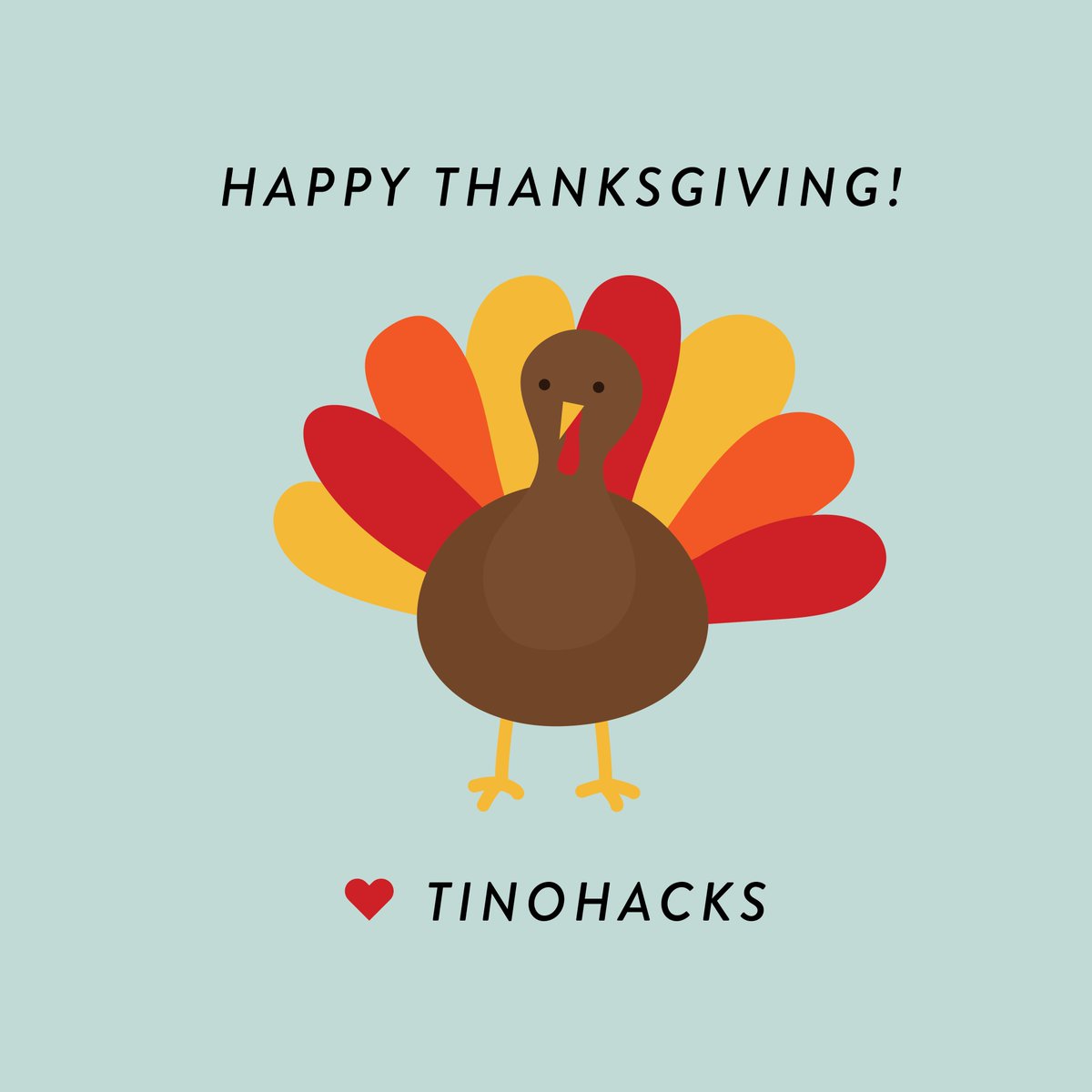 Happy Thanksgiving from the TinoHacks team! We are so thankful for all the innovators out there. ❤️