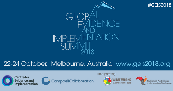 GEIS2018's tweet photo. Miss #GEIS2018 in #Melbourne last month? You can now watch all the plenary presentations, available online here: https://t.co/MzldeyNeBx To access the portal, you will need to enter your name and email when prompted. Enjoy! @campbellreviews @CEI_org https://t.co/8SKmPwvsgJ