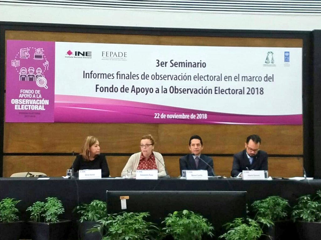 DHcipe's tweet photo. Así cierra el 3er Seminario de informes finales de observavion electoral en el marco del @FAOEmx #SociedadCivilObserva https://t.co/EW4Dx4i7u3