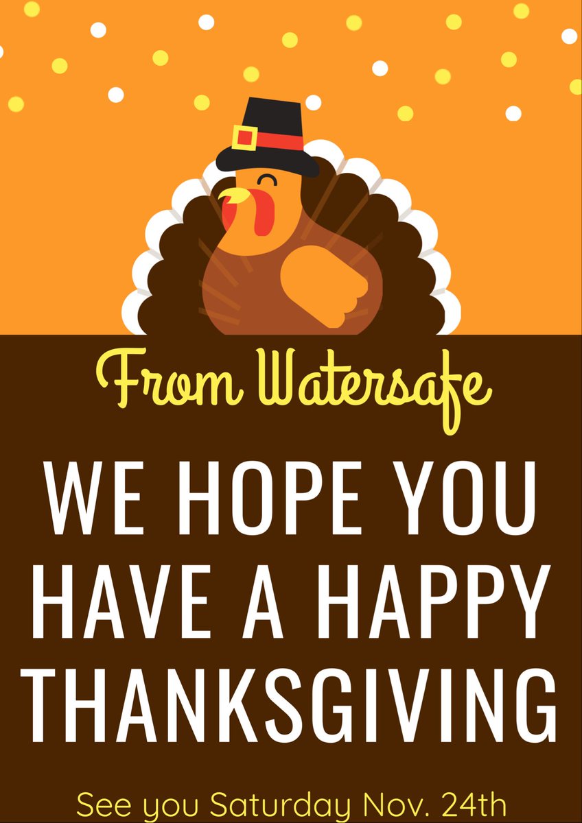Have a safe and fun Thanksgiving!
