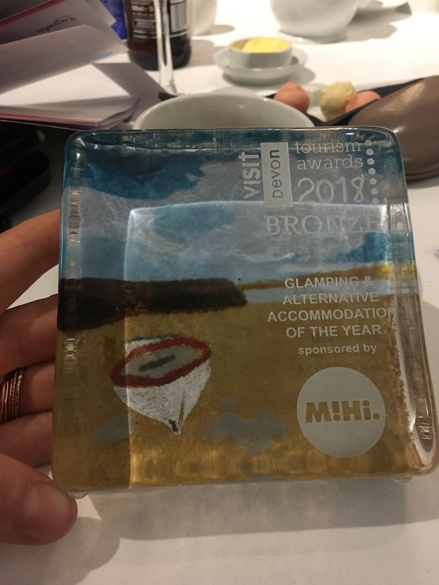 Yay! We won an award!! #devonta #thankyou!