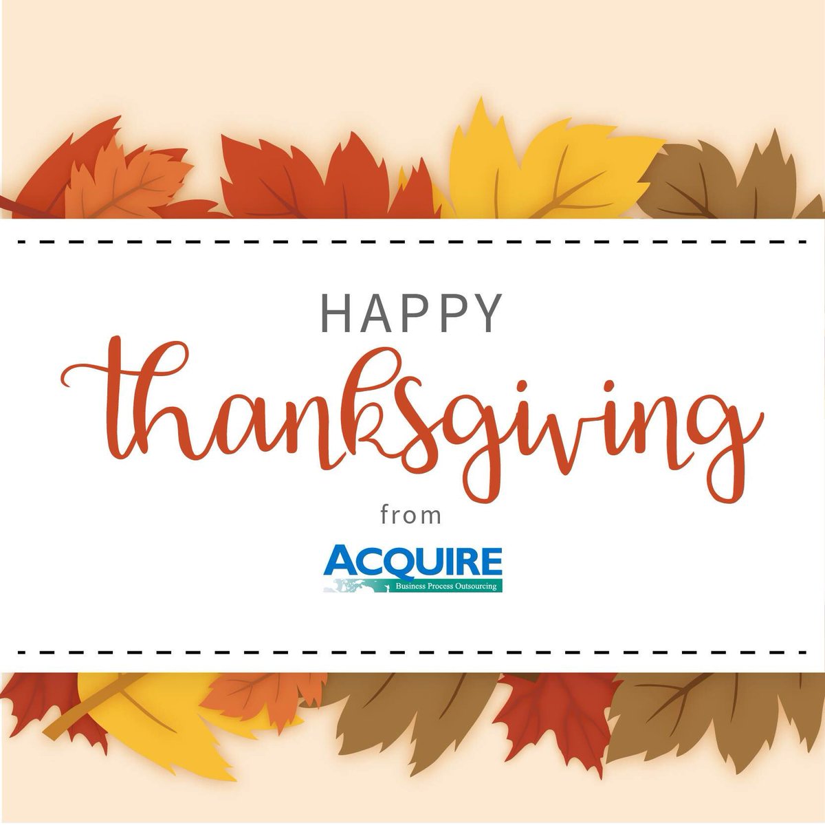 AcquireBPODR's tweet photo. Wishing you, your family and friends a Happy Thanksgiving from Acquire! https://t.co/ggsxK2VTxe