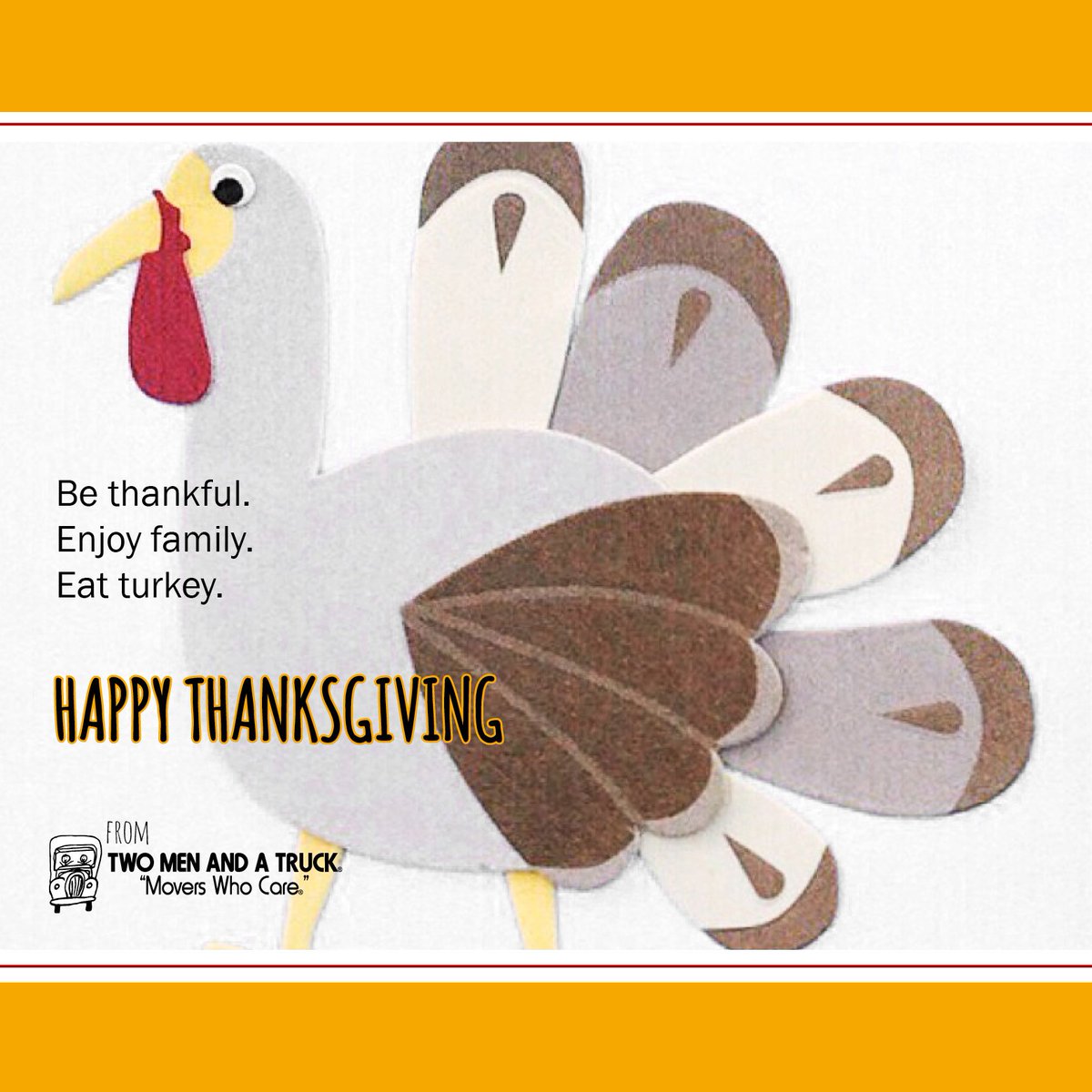 TwoMenTulsa's tweet image. We hope you had a wonderful Thanksgiving! We are excited to get back to moving our customers forward tomorrow! #MoversWhoCare