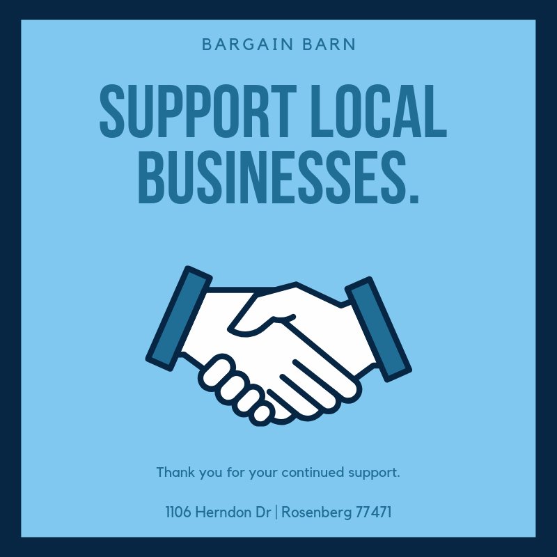 bargainbarnrose's tweet photo. 🤝 🙏 
Shop Local 
#ThankYOU #HappyThanksgivingweek2018 #Thanksgiving #shoplocal #local #shop #retail #ad #WHATADEAL  #save #lowprices #bargainbarn #bargainshopping #sale #shopping #thriftshop #thrift #resaleshop #resale #Rosenberg #twincity #coldweather #clothes #namebrand https://t.co/leIX8pYNoe