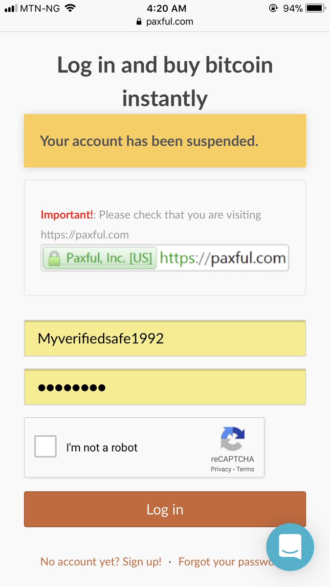 Harbiodun25's tweet photo. @paxful you guys are thieves you took my BTC worth almost $1k because I bought $32 BTC from a seller whose coin was later chargeback. Return my BTC "myverifiedsafe1992"
I even sent you guys the proof of payment I made to the guy. You guys stole my BTC. Return my BTC. https://t.co/u4gGRQ2hSS