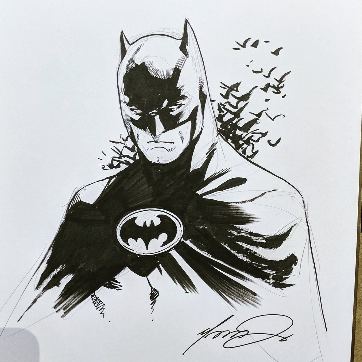 marcusto's tweet image. #Batman #MarcusTo #commissionspam #shcc2018 #shanghaicomiccon2018 #theraidstudio