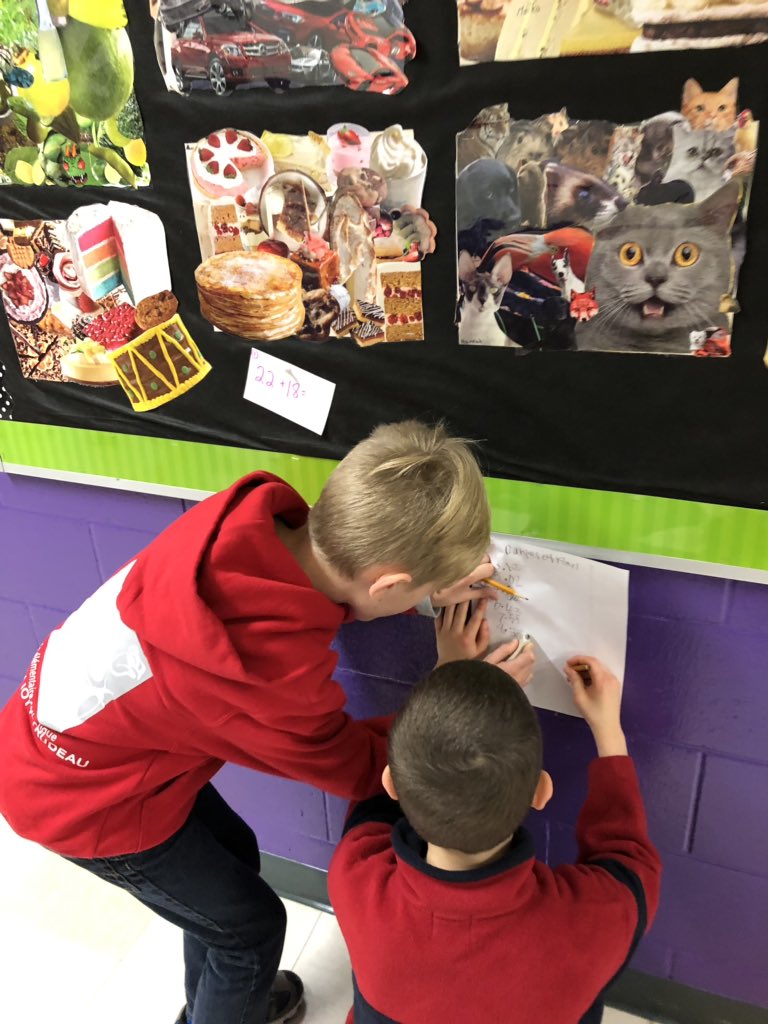 Mission possible de cette semaine: calcul mental #additions #soustractions #apq #maths #travaildequipe <a href="/ecolecatholique/">CECCE</a> <a href="/ecole_pet/">École P-E-Trudeau</a>