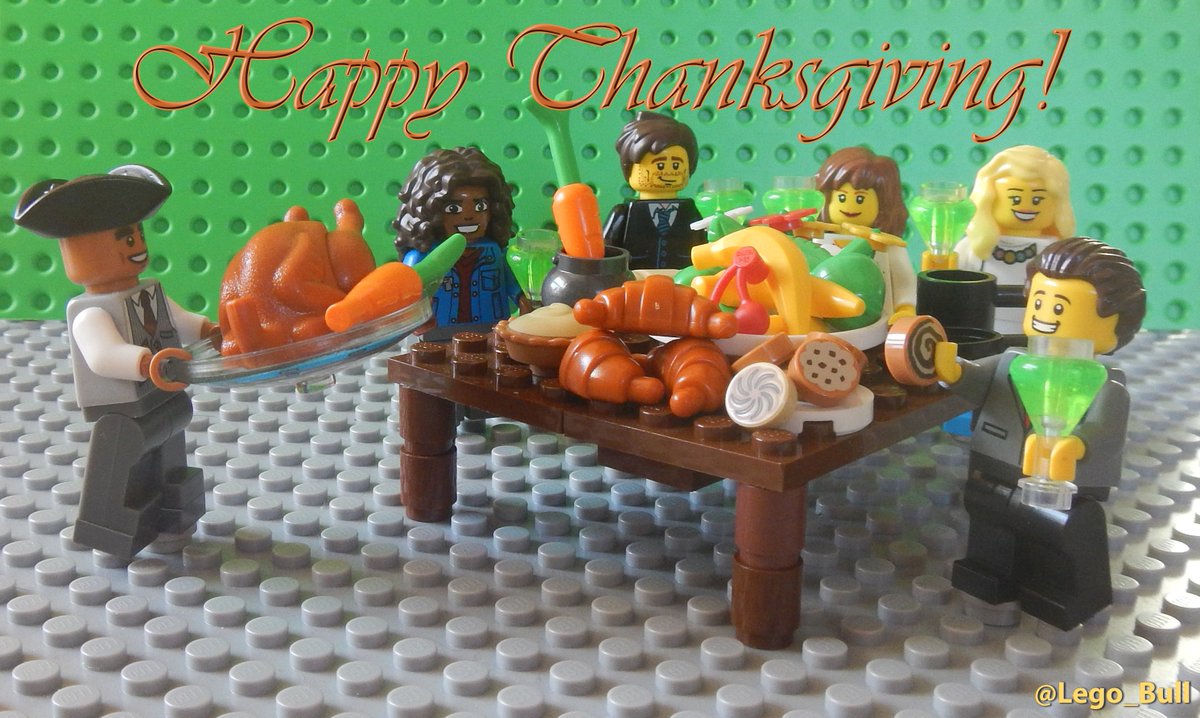 Lego_Bull's tweet photo. #HappyThanksgiving

So much to be thankful for! #countyourblessings

#Herecomestheturkey! #gobblegobblegobble 🦃
#Bennygotstreudel #eatdessertfirst #Ilikepie! 🥧
#alwaysroomforonemoreatthetable #BullCBS https://t.co/kDGHHMH5JW