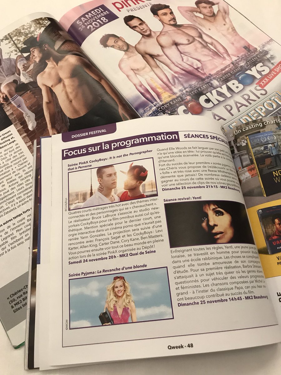 CockyBoys's tweet photo. LES COCKYBOYS A’ PARIS
Sending a Big THANK YOU to @PinkTVFR, @CheriesCheris Film Festival and @LEDEPOTPARIS
for rolling out the PINK carpet for us this weekend! https://t.co/LwPzSljEK3