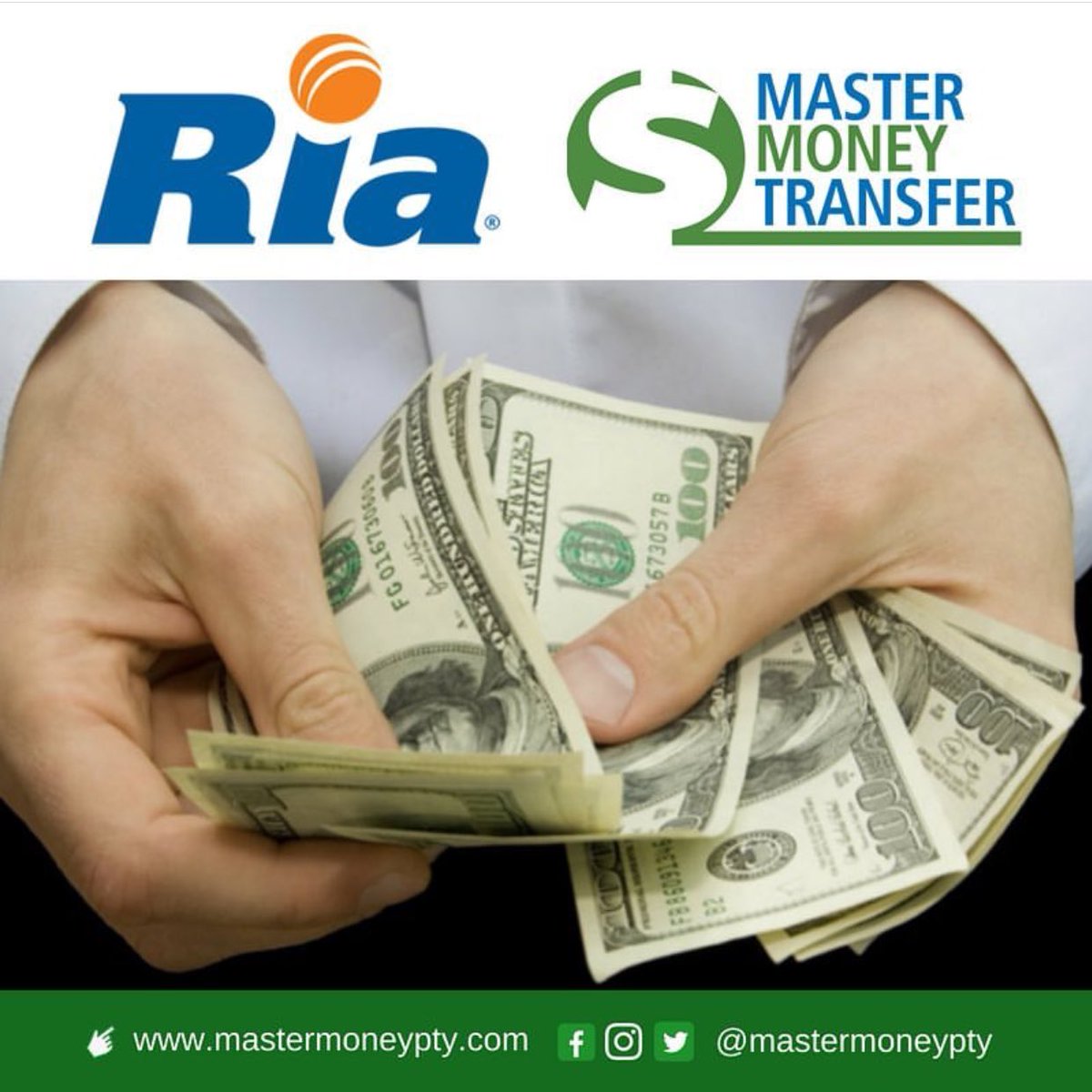 mastermoneypty's tweet photo. Envía dinero rápido y seguro desde #Panamá con #MasterMoneyPty y #Ria 💵 
Te esperamos de lunes a sábados en Vía España, Plaza Concordia, Local 129 desde las 8:00 a.m.
¡Vive la experiencia! @mastermoneypty 
Tel: +507 269-8834 / 269-8724
.
.
#Panama #Colombia #usa #envios #dinero https://t.co/PFa5XgTUJo