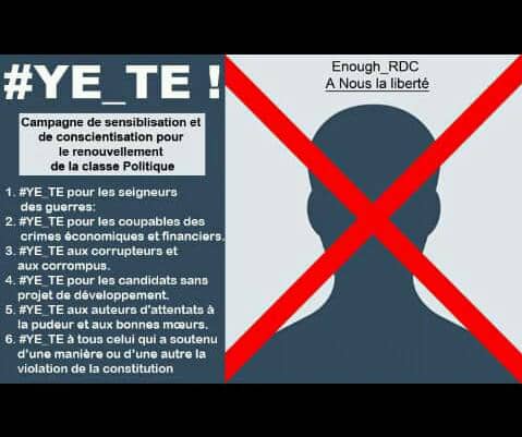 CLubembo's tweet photo. #YE_TE: Nous serons sur terrain en tant que lampe luisant dans les ténèbres pour dévoiler les bandits de la républiques. Les kulunas candidats. https://t.co/mKzfnnR2SB