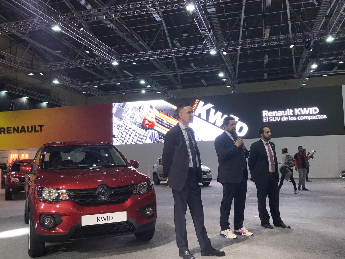 mattenen's tweet photo. Presentamos nuestro nuevo Renault Kwid en el Salón del Automóvil en Bogotá, el SUV de los compactos, líder de su segmento en Brasil y Argentina. Celebramos el regreso de Renault al segmento A, para llegar a los clientes con una excelente oferta, asequible y funcional @Renault_Co https://t.co/R3evk5atVq