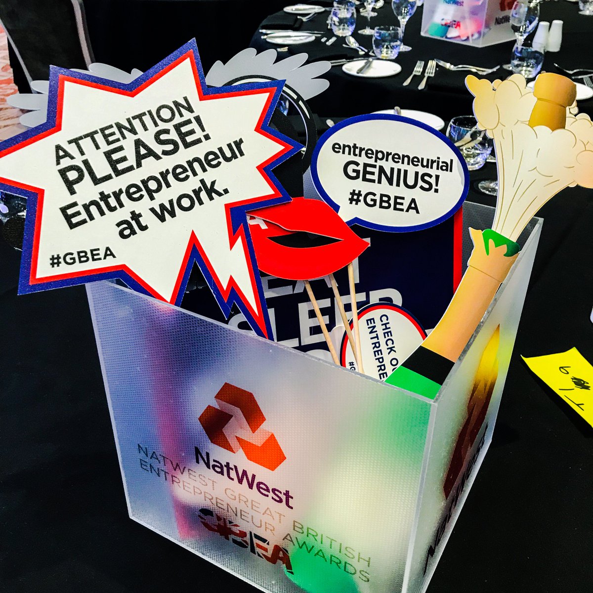 storm_events's tweet photo. Check out our funky selfie props ready for some #Cardiff based entrepreneurial fun! Good luck all nominees! #gbea #gbeacardiff #eventprint #eventprinting #eventprofsUK https://t.co/IIBq63IRsv