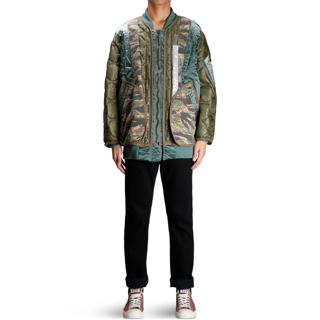 海外花系 FACETASM ファセッタズム CAMO MIX MA-1 ブルゾン