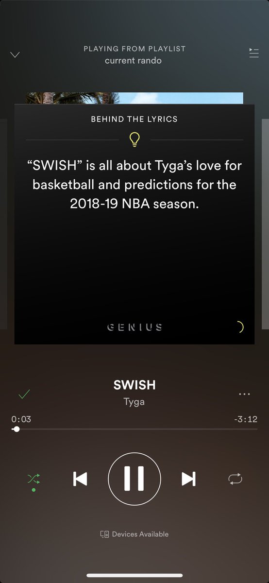 Ellie_probst's tweet photo. Spotify caught me off guard https://t.co/eR30oRL1NG
