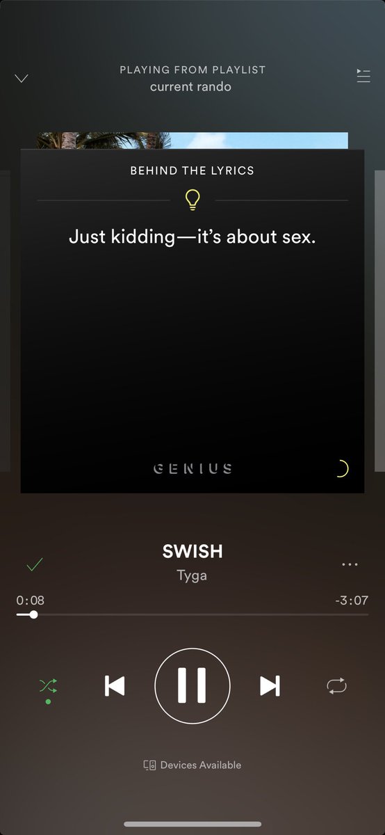 Ellie_probst's tweet photo. Spotify caught me off guard https://t.co/eR30oRL1NG