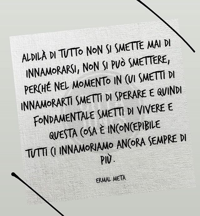 ciffatweet's tweet photo. #ErmalMeta #Metaquotes #NonAbbiamoArmi #MiSalvichipuo #maelasciandoandarechediventiforte #DallAlbaAlTramonto #maisolo #NonMiAveteFattoNiente #ErmaliteAcuta #MetaArt #Ermallove #tedua #quantoOrgoglio #stringilatuastellaalpetto #mylove #instaMeta #unsognat… https://t.co/Cze1g0frQm https://t.co/GVvlOoWboO