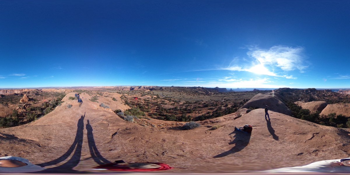 From the top of Whale Rock in Canyonlands National Park!
