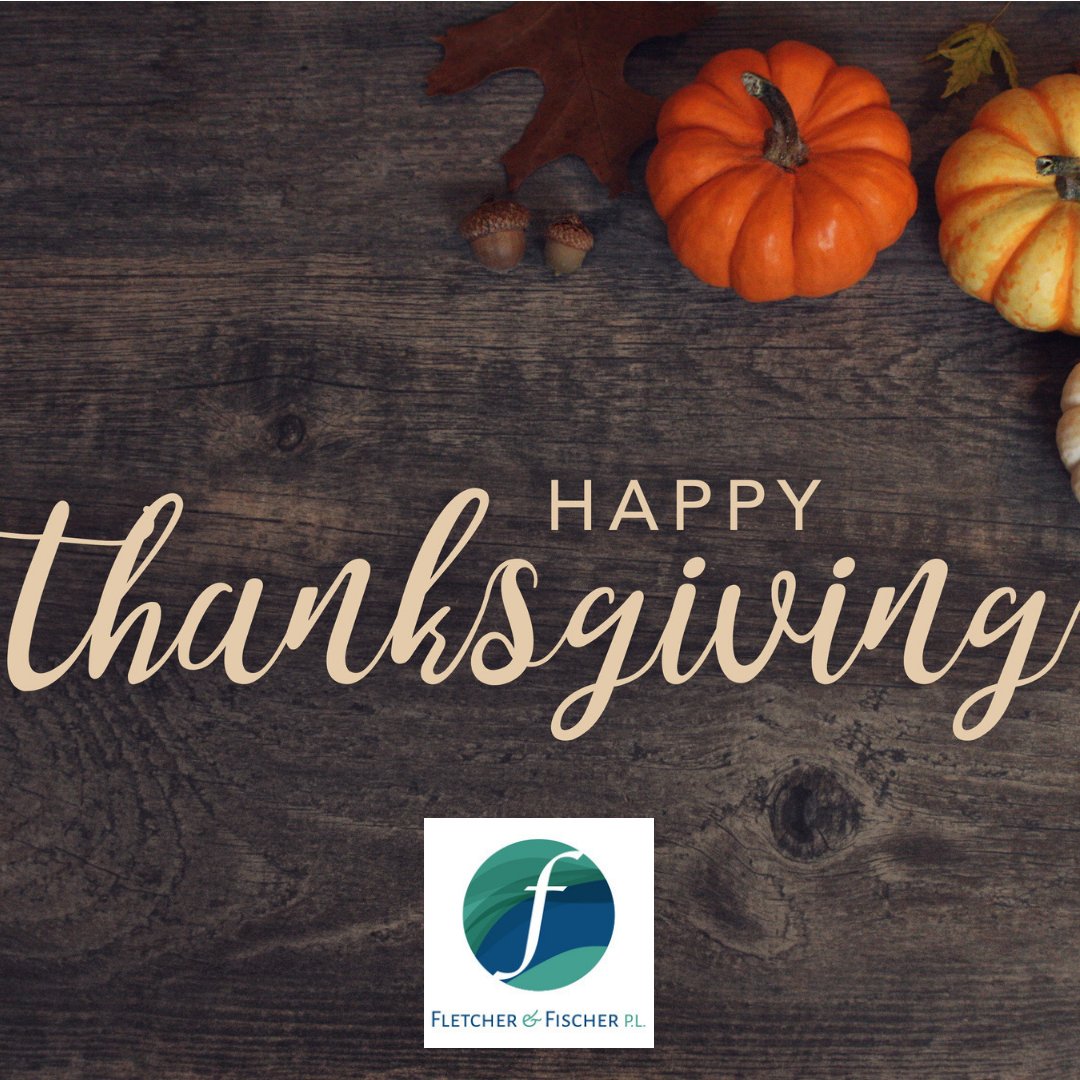 LeighFletcherFL's tweet photo. Happy Thanksgiving from the @Fletcher &amp; Fischer P.L. team. https://t.co/ibSldinKLT