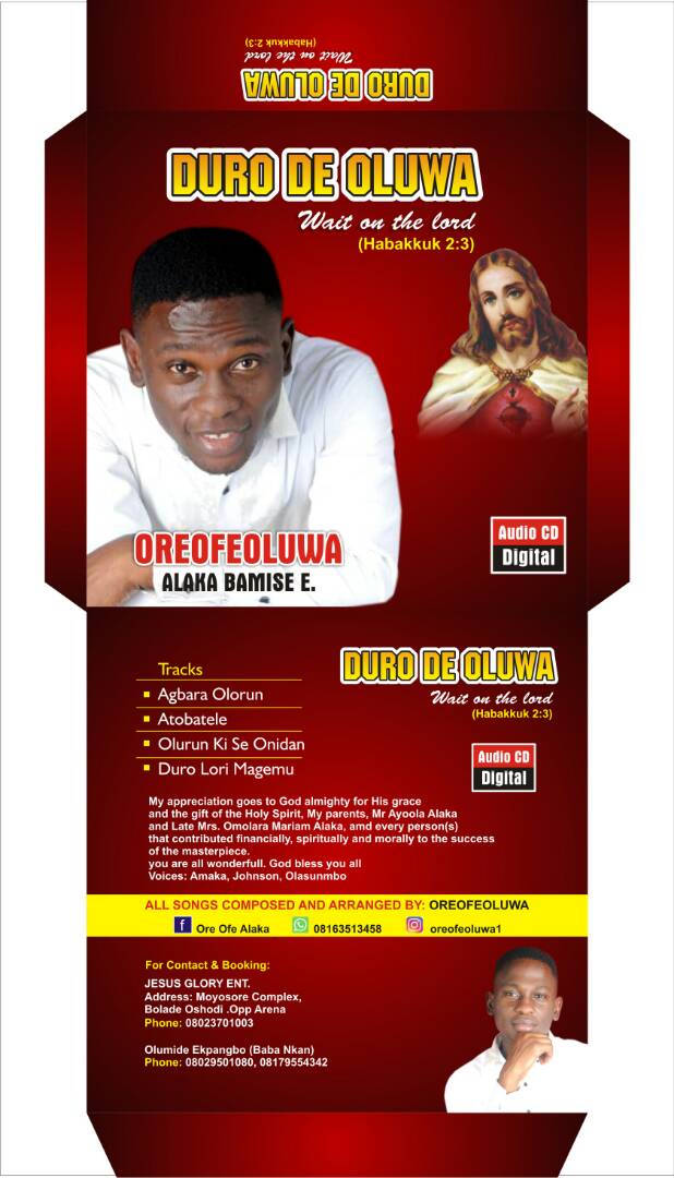 OREOFEOLUWA17's tweet photo. I urgently need a gospel music marketer to promote great gospel albums I have produced . Please this is all the help I need right now. Help a brother retweet and help a brother with the right connections  as you visit my page. https://t.co/UJiKVXBrcg