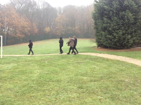 WoodleyCollege's tweet photo. C15 braving the cold to complete there mile around the track today #DailyMile #10laps https://t.co/GG85W2BD4V