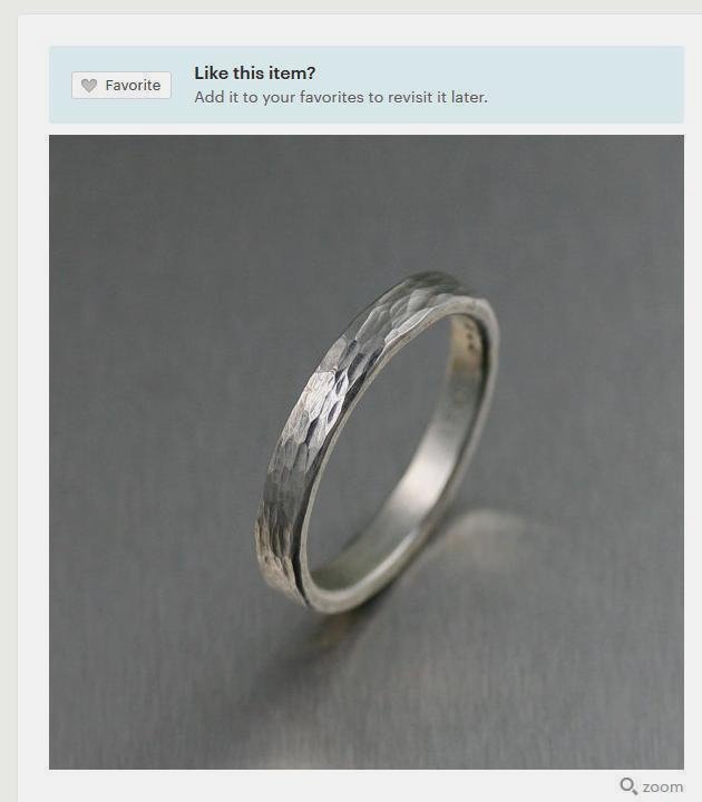 New! 3mm Stackable Chased Silver Band Ring  Presented by #Etsy #SilverRings #StatementJewelry etsy.com/listing/168876…
